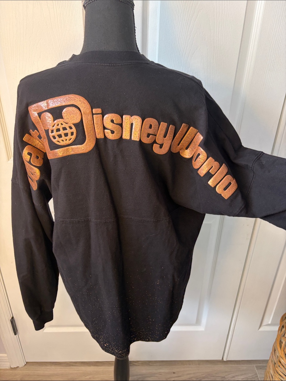 Disney Copper Metallic Sweatshirt Not Faded size Small